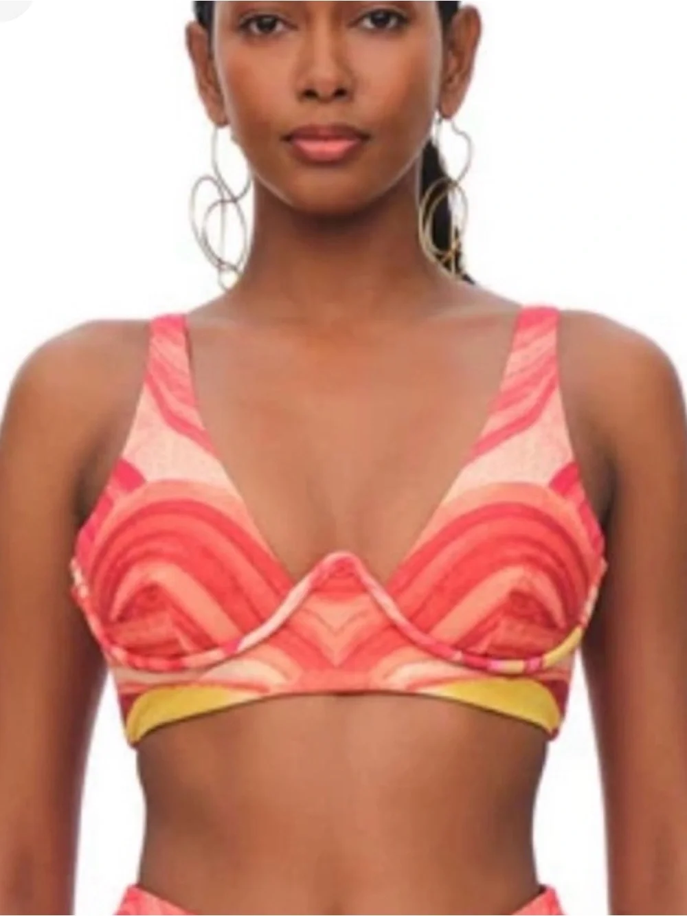 Andrea Iyamah Kasa Sunset Underwire Swim Bikini Top XS NEW NWT
